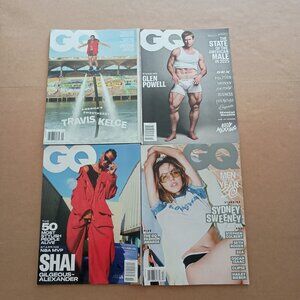 GQ Gentlemens Quarterly magazine 4 pack